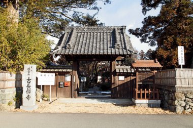 beautiful japanese temple building, buddhism concept
