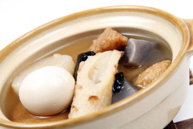 Japon Oden 'i yakın plan çekimde