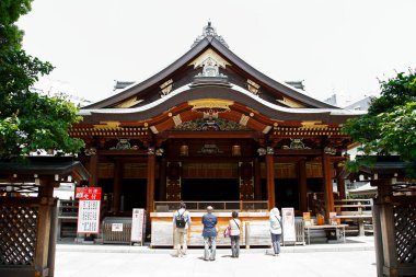beautiful japanese temple building, buddhism concept