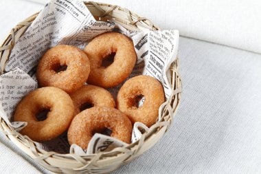 Sepette lezzetli çörekler