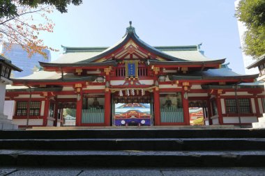 beautiful japanese temple building, buddhism concept