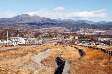 Yamanashi Dağı manzarası