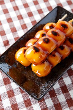 Lezzetli Asya mutfağının yakın görüntüsü