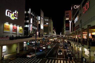 Tokyo City, Japonya 'da gece sahnesi