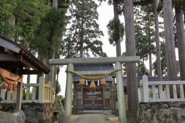 Asya 'daki eski tapınağın manzarası