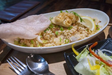 Asya mutfağının yakın çekim görüntüsü