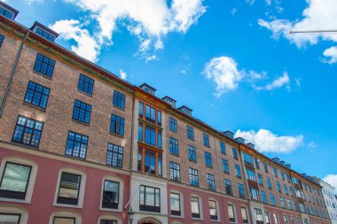 Avrupa 'nın tarihi mimarisinin manzaralı manzarası