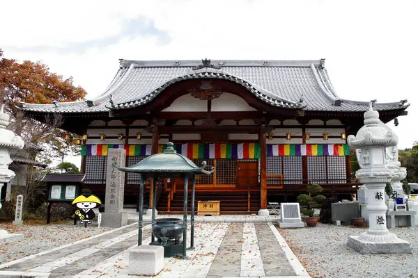 Pohled Chrámovou Budovu Tradiční Japonská Architektura — Stock fotografie