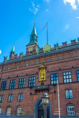 Avrupa 'nın tarihi mimarisinin manzaralı manzarası