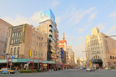 Sumida, Tokyo, Japonya 'daki şehir manzarası