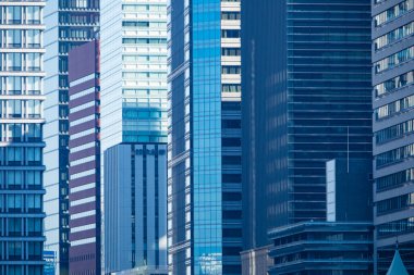 Şehir merkezindeki gökdelenler 