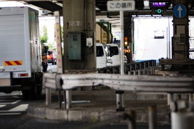 Tokyo, Japonya - 13 Haziran 2018: Tokyo tren istasyonu, gündüz vakti..