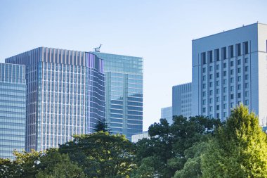 Şehir manzarası binaları, şehir arkaplan görüntüsü 