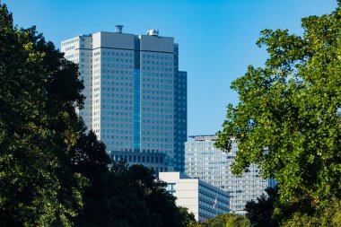 Şehir manzarası binaları, şehir arkaplan görüntüsü 
