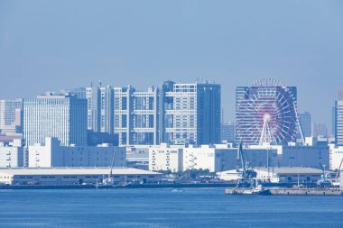 Güneşli bir günde Tokyo şehri.