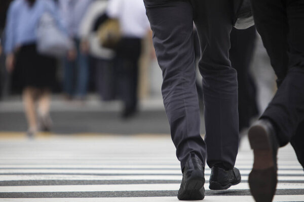 people walking on the street, city concept 