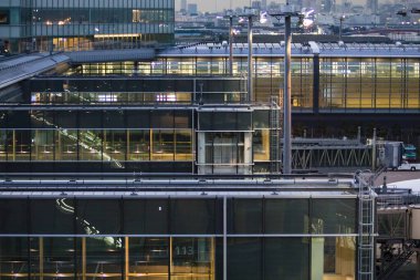 Tokyo uluslararası havaalanı görünümü