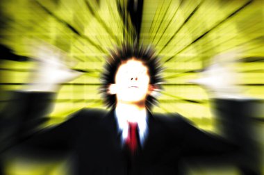 Takım elbiseli yakışıklı Japon erkek işadamının portresi.