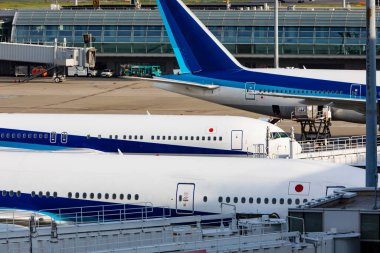 Havalimanı'nda Yolcu uçakları