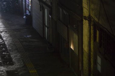 İsveç 'teki Stockholm şehrinin gece manzarası