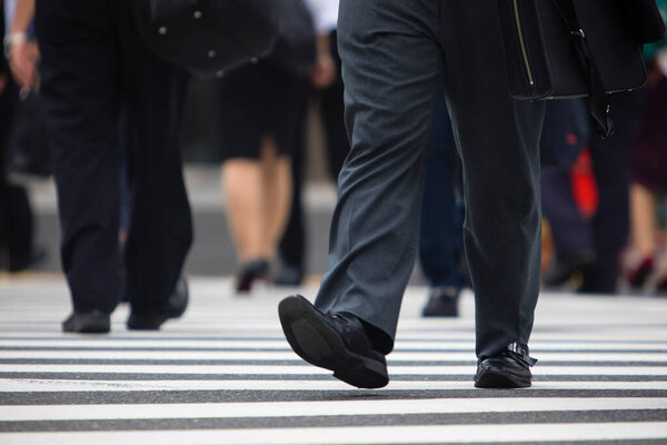 people walking on the street, city concept 