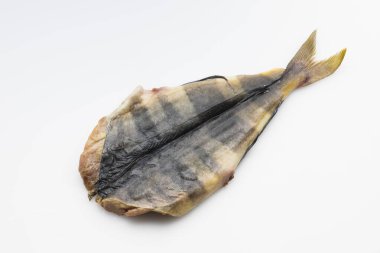 Kurutulmuş at makcerel balığının yakın görüntüsü