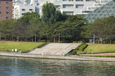 Tokyo 'da bir nehir. 