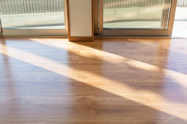 Dairenin içinde. Yeni evde, yerde. 