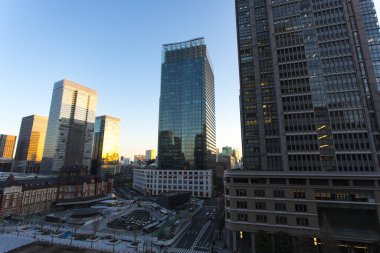 modern şehrin gökyüzü 