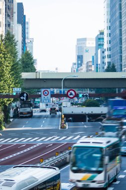Tokyo şehrinde trafik