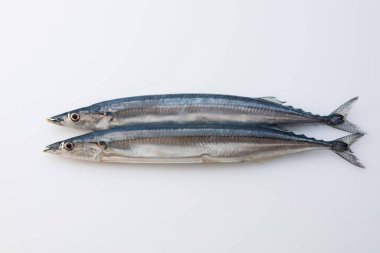 Pişmeye hazır taze çiğ balık.