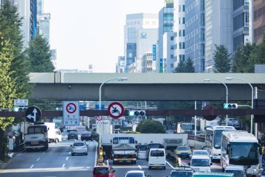 Tokyo şehrinde trafik