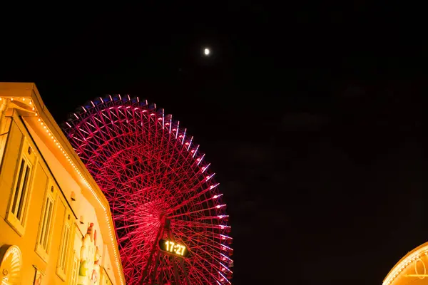 Cidade Tóquio Skyline Noite — Fotografia de Stock