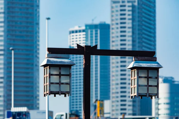 Σύγχρονους Ουρανοξύστες Στην Πόλη Του Τόκιο — Φωτογραφία Αρχείου