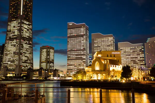 Skyline Tokyo Notte — Foto Stock
