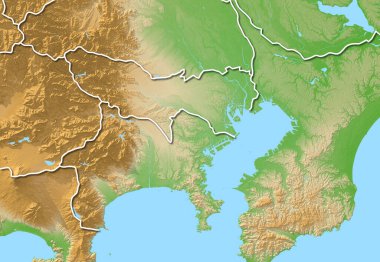 Haritanın çizimi, renk resmi