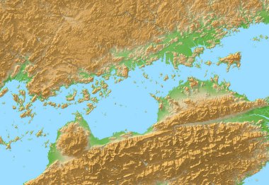Haritanın çizimi, renk resmi