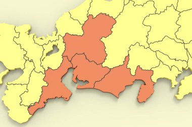 Haritanın çizimi, renk resmi