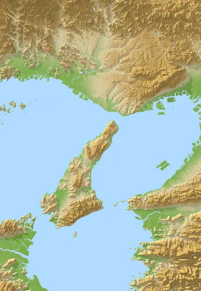 Coğrafya haritası, renk resmi
