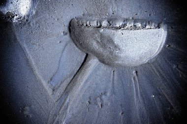 Soyut doğal taşın dokusu, yakın çekim.