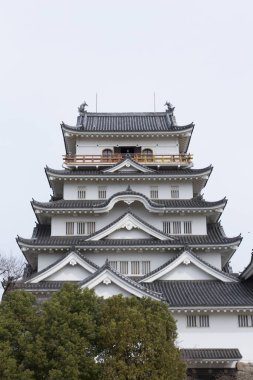 Osaka Kalesi manzarası, Osaka, Japonya