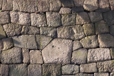 eski gri taş duvar dokusu.
