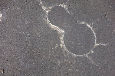 Eski gri beton duvar arkaplanının dokusu