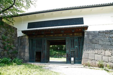 Japon şehrinin geleneksel tarihi mimarisi