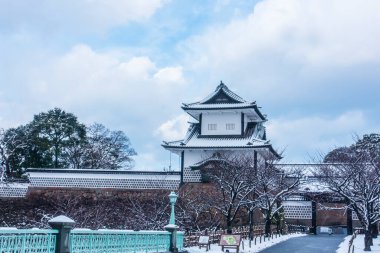 İçindeki alan Kanazawa kale Kanazawa City, Japonya.