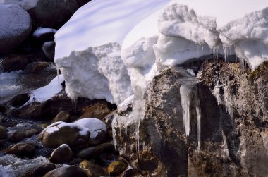 Japonya 'nın Hokkaido kentinin güzel karlı manzarası