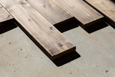 Tahta tahtaların yakın çekim görüntüsü