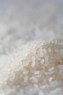 Beyaz arka plan üzerinde pirinç