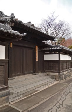 Japonya 'daki eski ev.