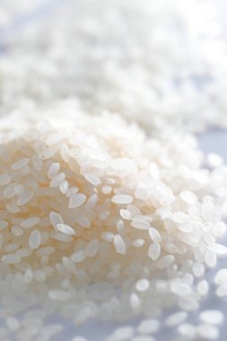 Beyaz pirinç görünümünü yakın çekim